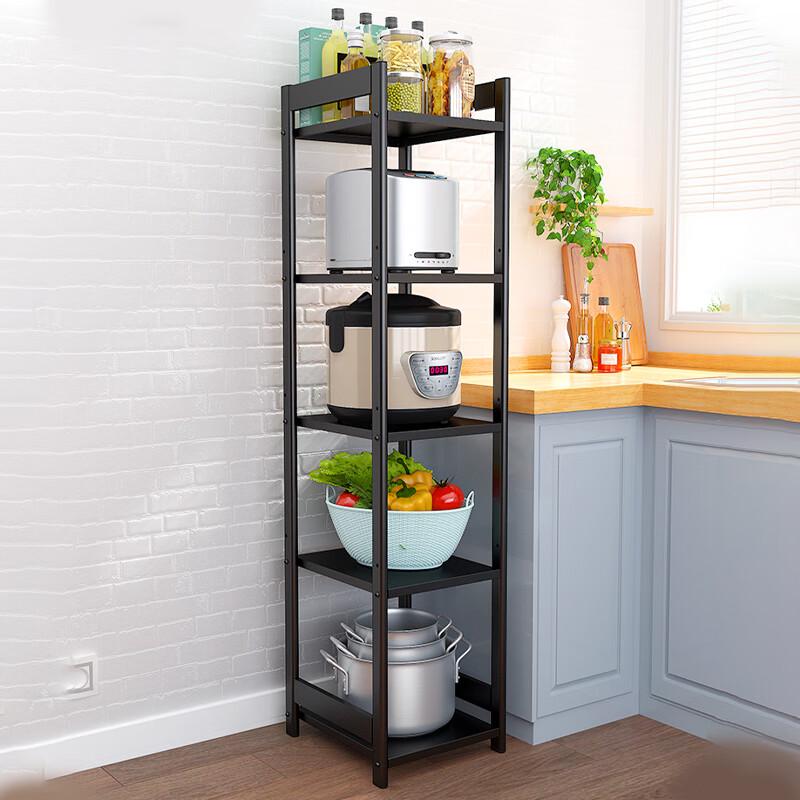 BieYing 2-Tier Modern PET Kitchen Crevice Storage Shelf
