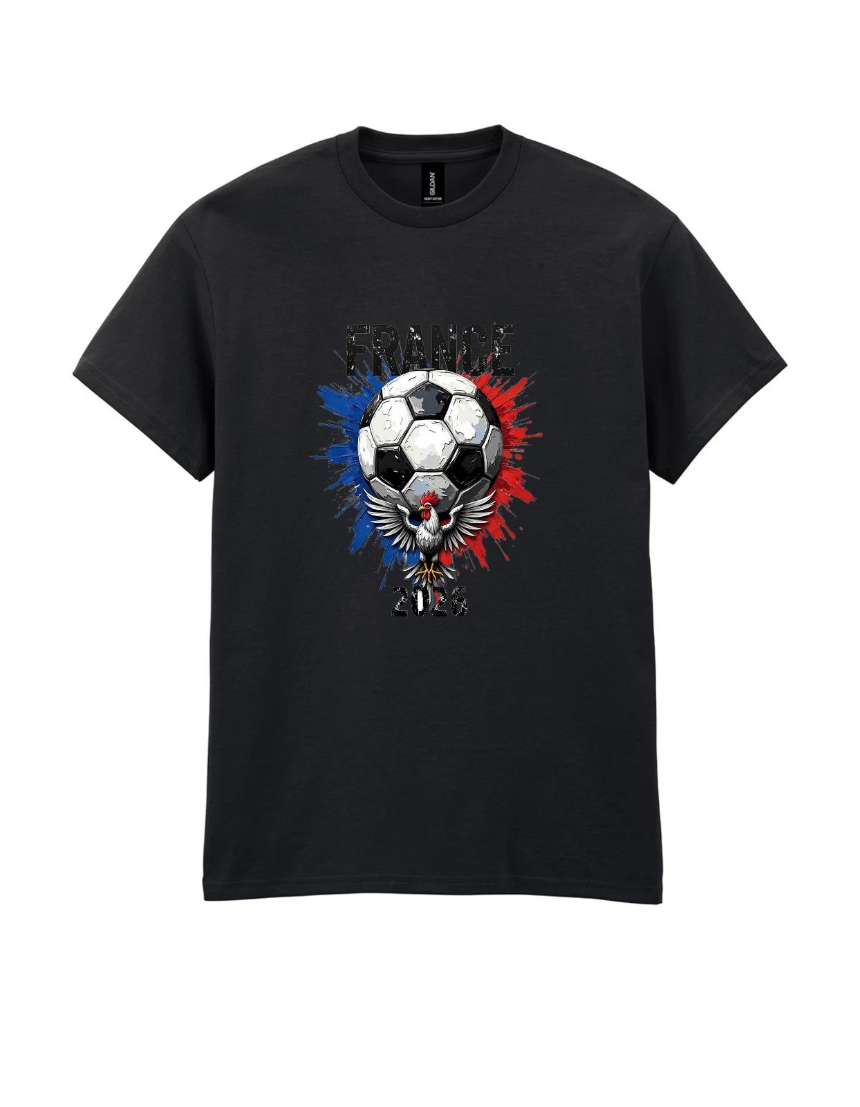 World Cup 2026 France Cockerel and flag t-shirt men women unisex gildan XL