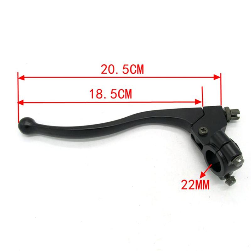 A51K-For Pit Dirt Bike ATV Motorcycle 22Mm 7/8In Left Brake And Clutch Lever Handlebar Accessories For Moto Parts