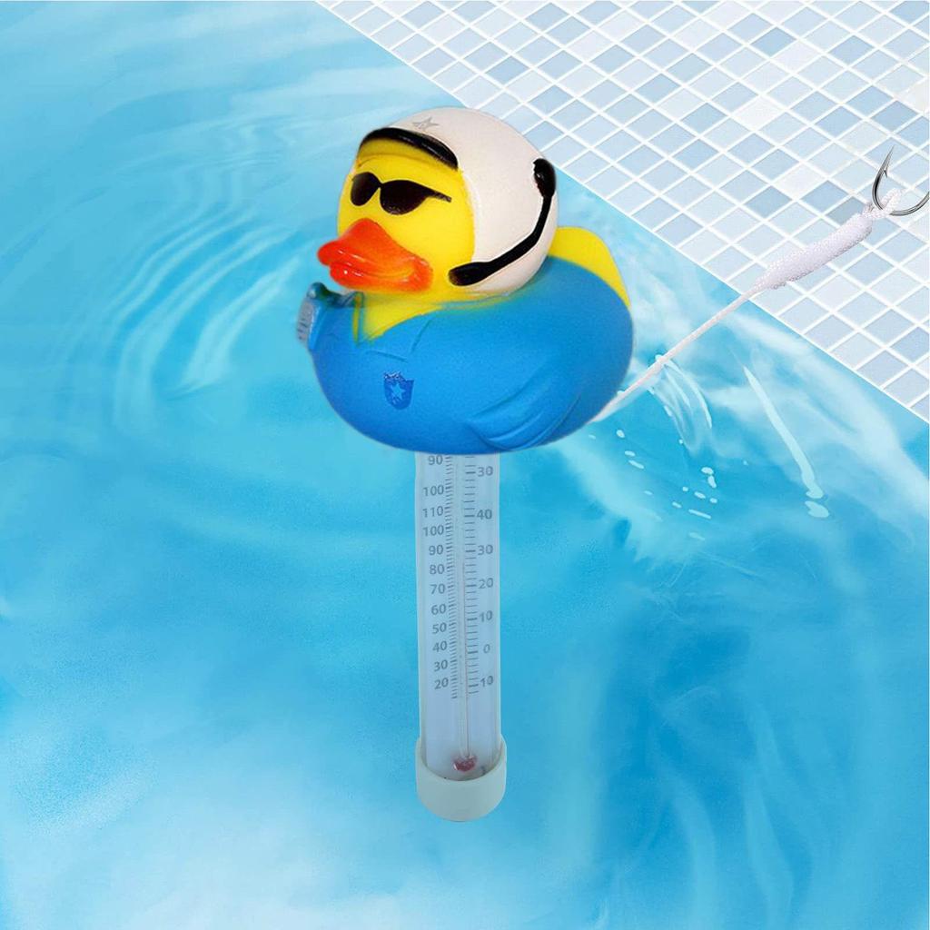 Waterproof Floating Swimming Pool Thermometer Scale Accurate Readings Thermometer for Swimming Pool Spas Hot Tubs Aquariums