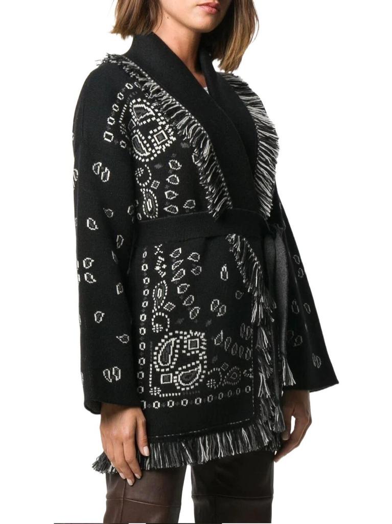 European & American Thick Knit Tassel Cardigan - Autumn/Winter Medium-Long Loose Jacquard Wool Sweater Coat