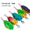 Black Bass Frog Lure Set: Modified Sequins Artificial Bait for Fishing