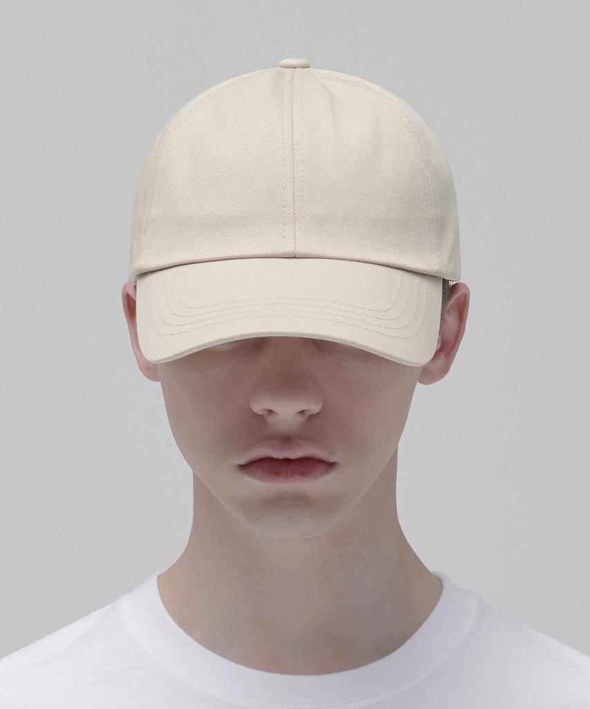 MUSINSA STANDARD Big Size Cotton Ball Cap [Beige]