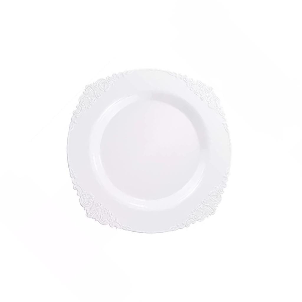 Disposable Plates Plastic Party Supplies, Reusable