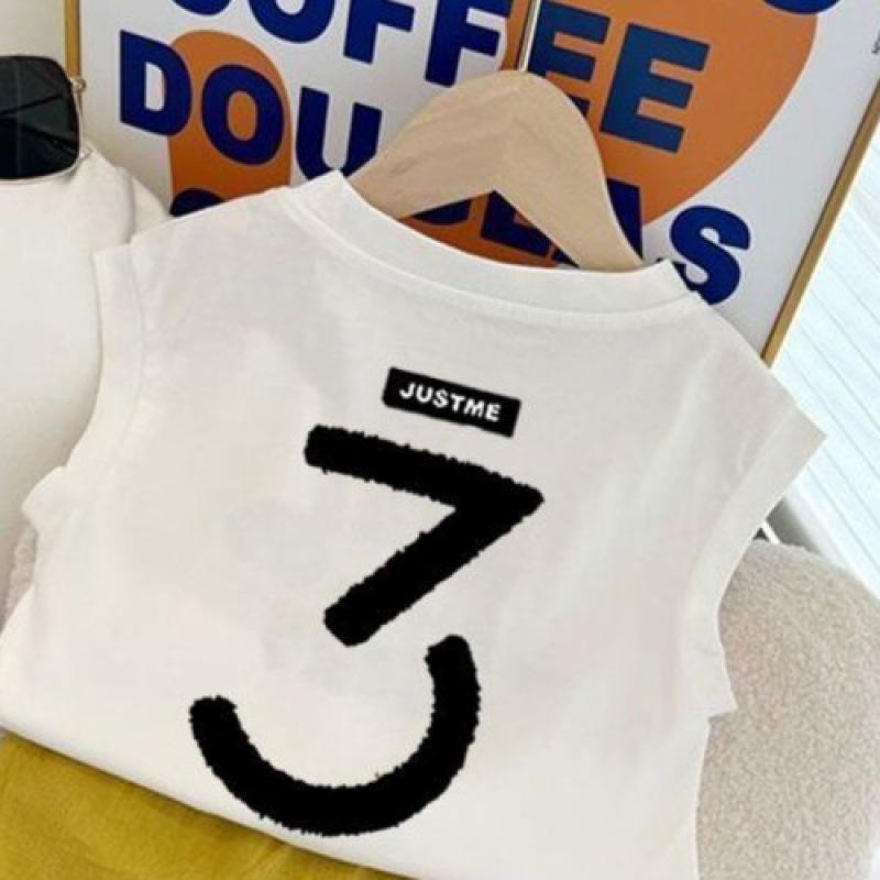Summer Baby Cotton Sleeveless Top Thin Versatile Trendy Stylish Kids Clothing 80