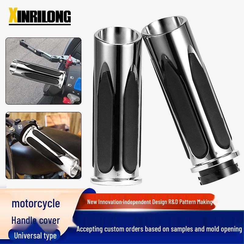 Electronic Throttle Grip & Cover for Harley Glide Dyna XL Black