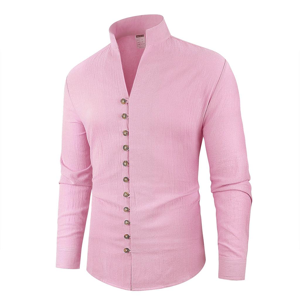 Herrenhemden Lässige Button-Down-Hemden Baumwollhemden Langarmhemden Businesshemden Hemden für Herren Arbeitshemden Hemden Lässige Hemden