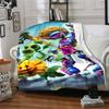 Plants Vs. Zombies Blanket Durable Comfort Great for Bedding Sofa Seaside Four Seasons Multipurpose Digital Print