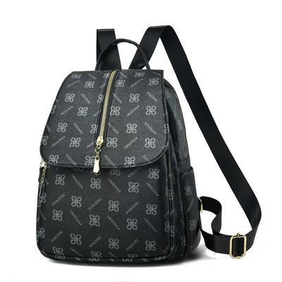 Nuovo Zaino Stampato Retro alla Moda per Donne Zaino da Viaggio di Grande Capacità alla Moda Zaino Scolastico a Doppio Uso
