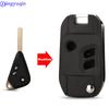 jingyuqin Replacement Shell Modified Folding Remote Key Case Fob 2/3 Buttons For Subaru Legacy Forester Outback Impreza