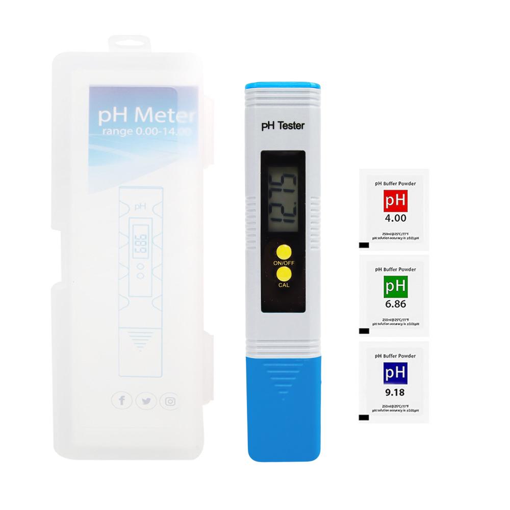 0-14 PH Meter Digital PH Tester 0.01 High Precision Water Quality Tester Handheld PH Test Pen for Aquarium Filter Pool