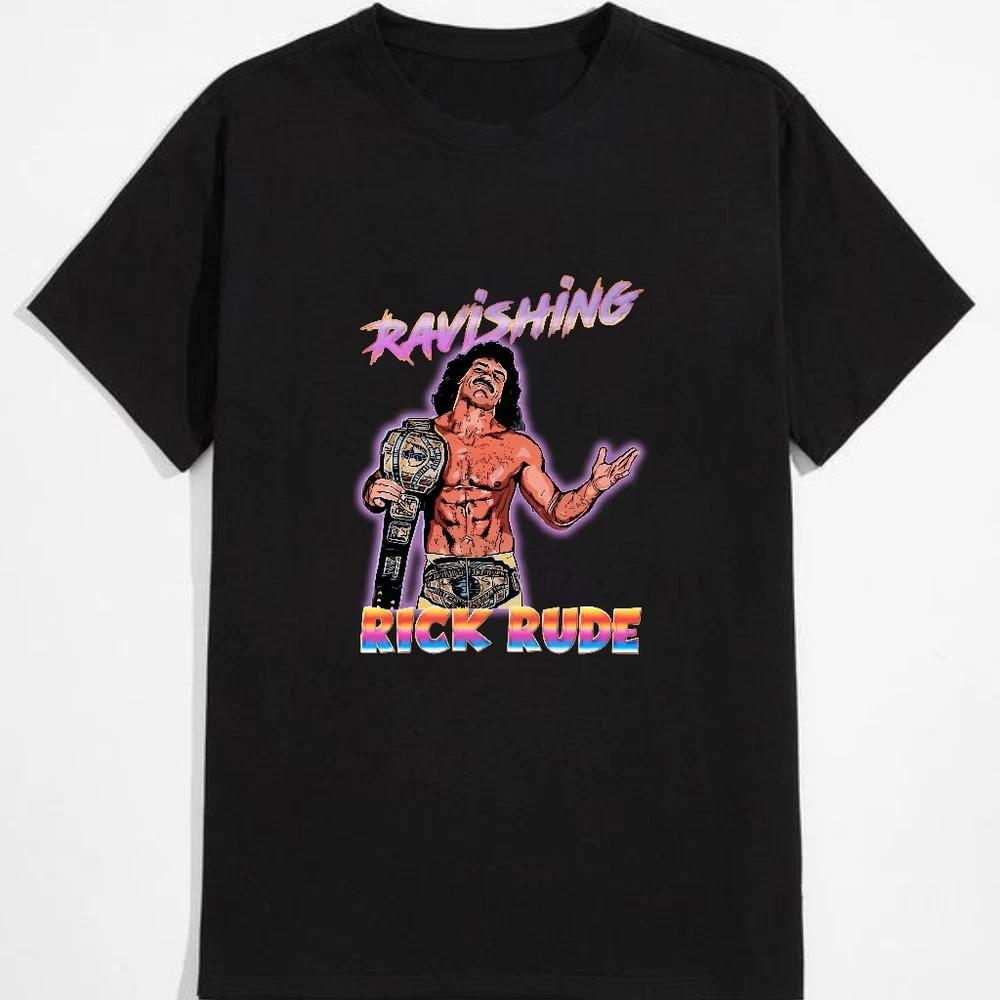 80S rick rude tshirt vintage wrestling graphic tee S