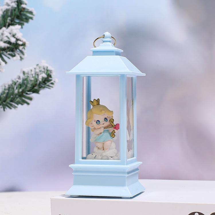 

Теплый ночник на батарейках, мультяшный, милый, в виде балета и ангелов Blue Angel