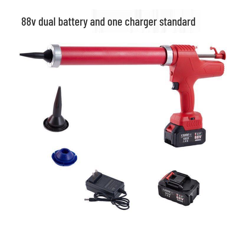 Rechargeable Electric Caulk Gun: Fully Automatic Lithium Battery Adhesive Dispenser