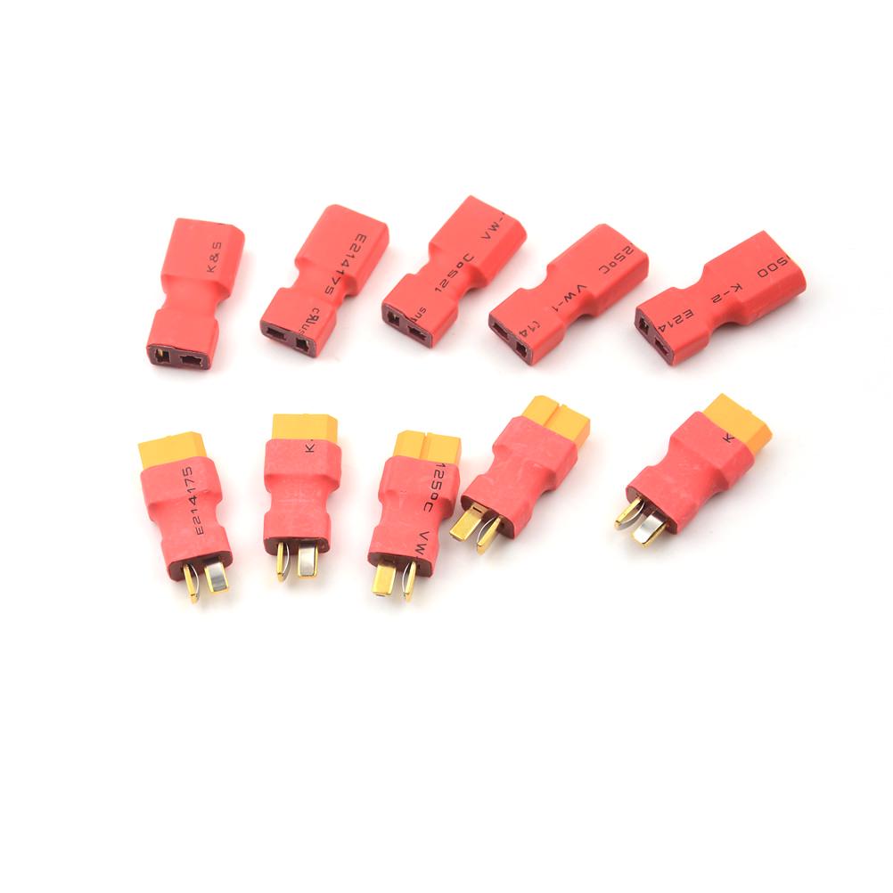 T Male To Xt60 Male Plug To Xt60 Female Adapter For Rc Lipo Battery Plug