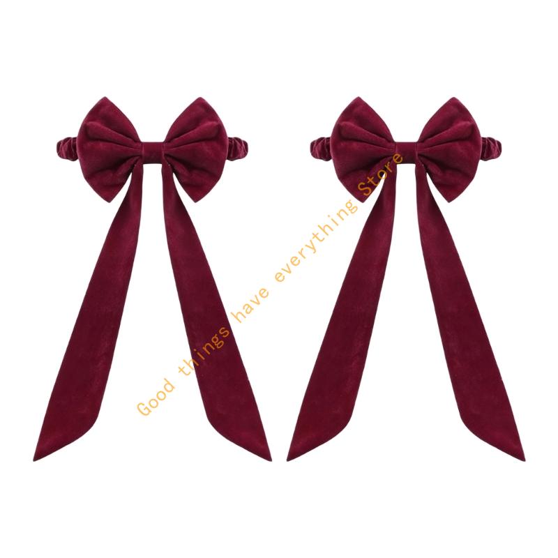 Christmas Chair Bands Festive Sashes for Dining Chairs, Holiday Party Decor, Wedding & Table Setting Accessories 55KF