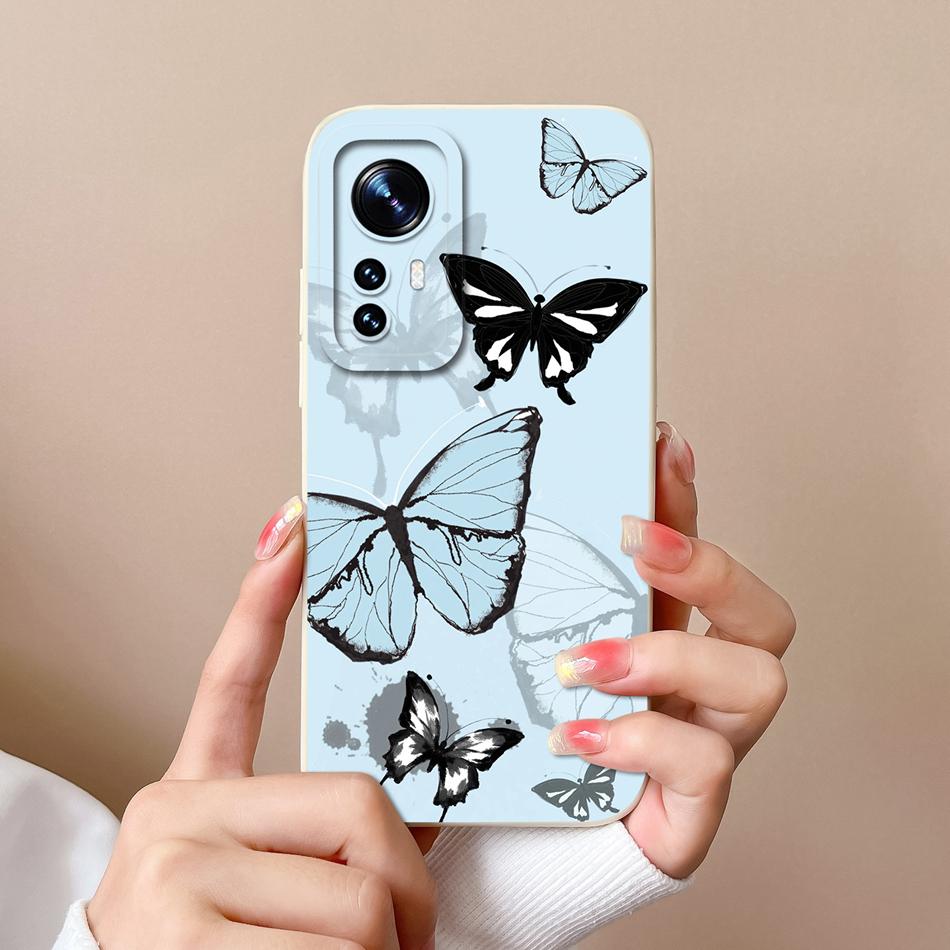 

For Xiaomi 12 12X Case For Mi 12 Pro Lite New Design Full Protection Back Cover For Mi12 Lite Soft Upgrade Liquid Silicone Funda Xiaomi 12X
