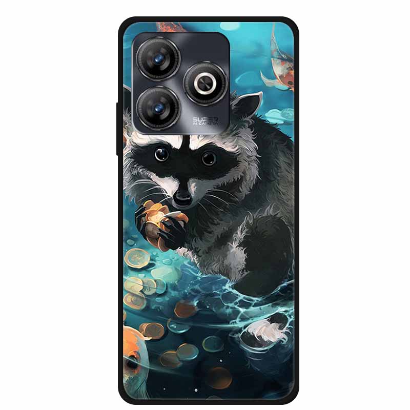 Phone Case For ZTE Blade A75 4G Back Cover Case Shockproof Black Silicone Soft Funda For ZTE Blade A75 4G Case A 75 6.6" Coque