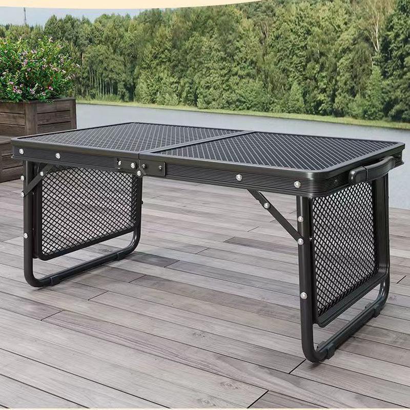 Outdoor Portable Folding Camping Mesh Table