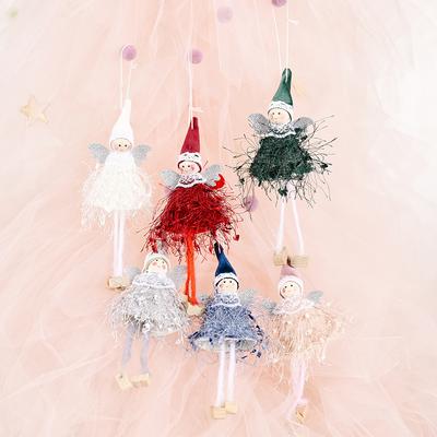 Vianočné anjelské bábiky Vianočné ozdoby na zavesenie na stromček Navidad Vianočná dekorácia pre domov Natálne darčeky Noelová dekorácia