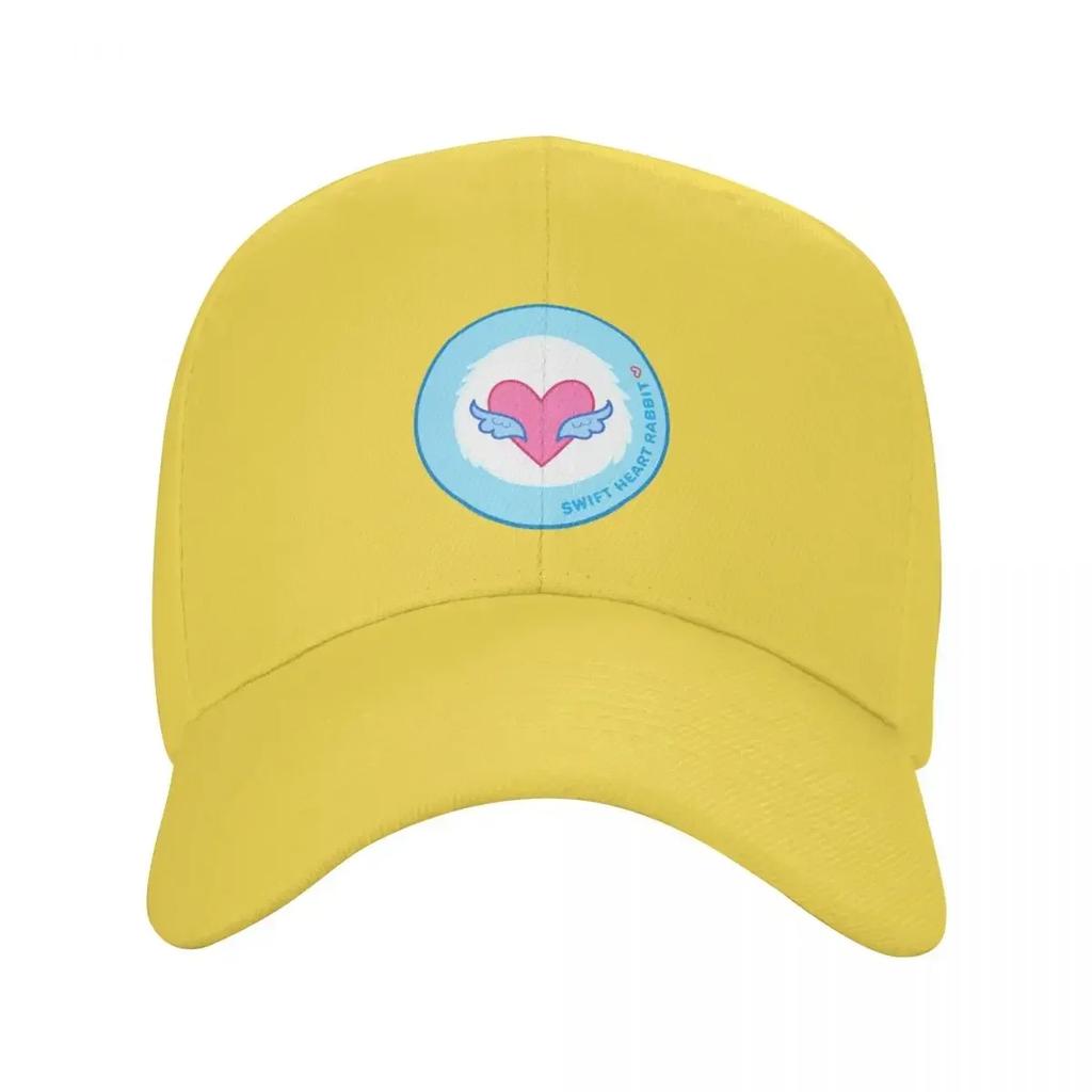 Swift Heart Rabbit Caring Cousin Badge Baseball Cap Hat Baseball Cap Anime Golf Hat Genuine Golf Cap Sun Hats For WoUnisex Unisexs