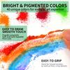 12/24/36/48 Colors Professional Soft Pastels Set,Chalk Pastel Sticks with Storage Case,Blending,Layering,Shading for Adults