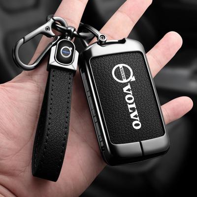 Pouzdro na klíč od auta ze slitiny zinku Plný kryt Ochranný držák Skořepina Klíčenka Pro XC60 XC40 XC90 S90 V60 S60 V90 C40 Polestar 1 Polestar 2