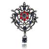 Vintage Crystal Flower Brooches Women Crown Brooch Pin Clothing Accessories Female Jewelry Gifts