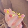 24K Gold Plated Flashing Laser Butterfly Bangle: Elegant, Fashionable, and Versatile Women's Bracelet