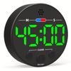 Magnetische digitale afteltimer, compact voor op het bureau, groot LED-display, luid alarm, voor het koken van eieren in de keuken, focus in de klas, taakbeheer