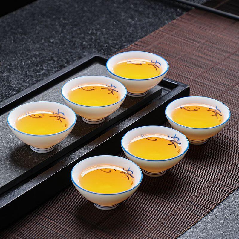 Hand-Painted Ceramic Kung Fu Tea Cup