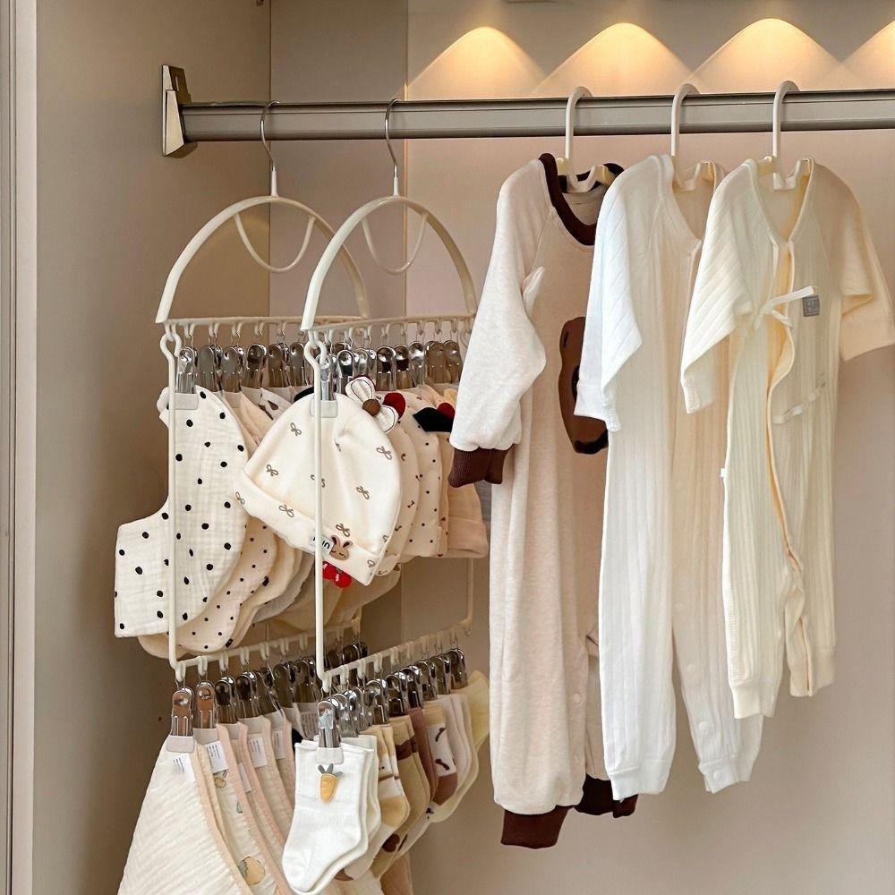 Large Capacity Socks Drying Rack 18 Clips Multi-clip Sock Drying Hanger  Household
