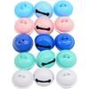 15pcs Tiny Bells Ornaments Metal Bells for Christmas Home Decor Bells 22mm Diameter Multicolor for Making Crafts Animal Crafts