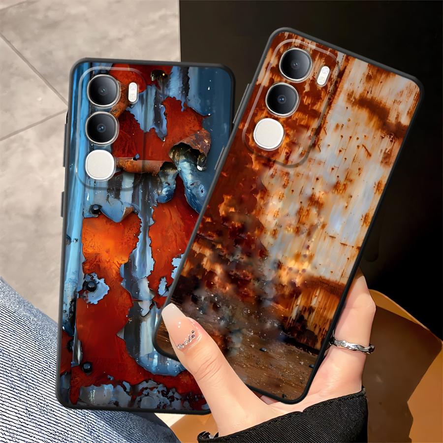 Phone Cover Case for Vivo Y50 Y95 Y51S Y78 Y75 Y81 V27 Y52S Y93 Y53S V21E V23 V29 V25 V30 Y71 Y91 Rust Marks
