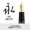 PILOT Custom 74 BB Broad Nib Fountain 14K Pilot (Extra Broad) Pen, Black, FKKN12SRBBB, Nib,