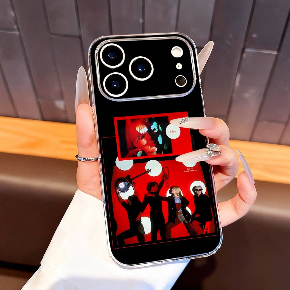 The Velvet Underground & Nico Phone Case For iPhone 14,16,11,13,15,17,12,Air,Mini,Plus,Pro,Max,Plus,E Clear TPU Shell