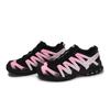 SALOMON XA PRO 3D 811 Manufacturing, Cat Paw Sweetheart Low top Outdoor Shoes Unisex Black Pink Silver 491274(Team80-S-BOX)