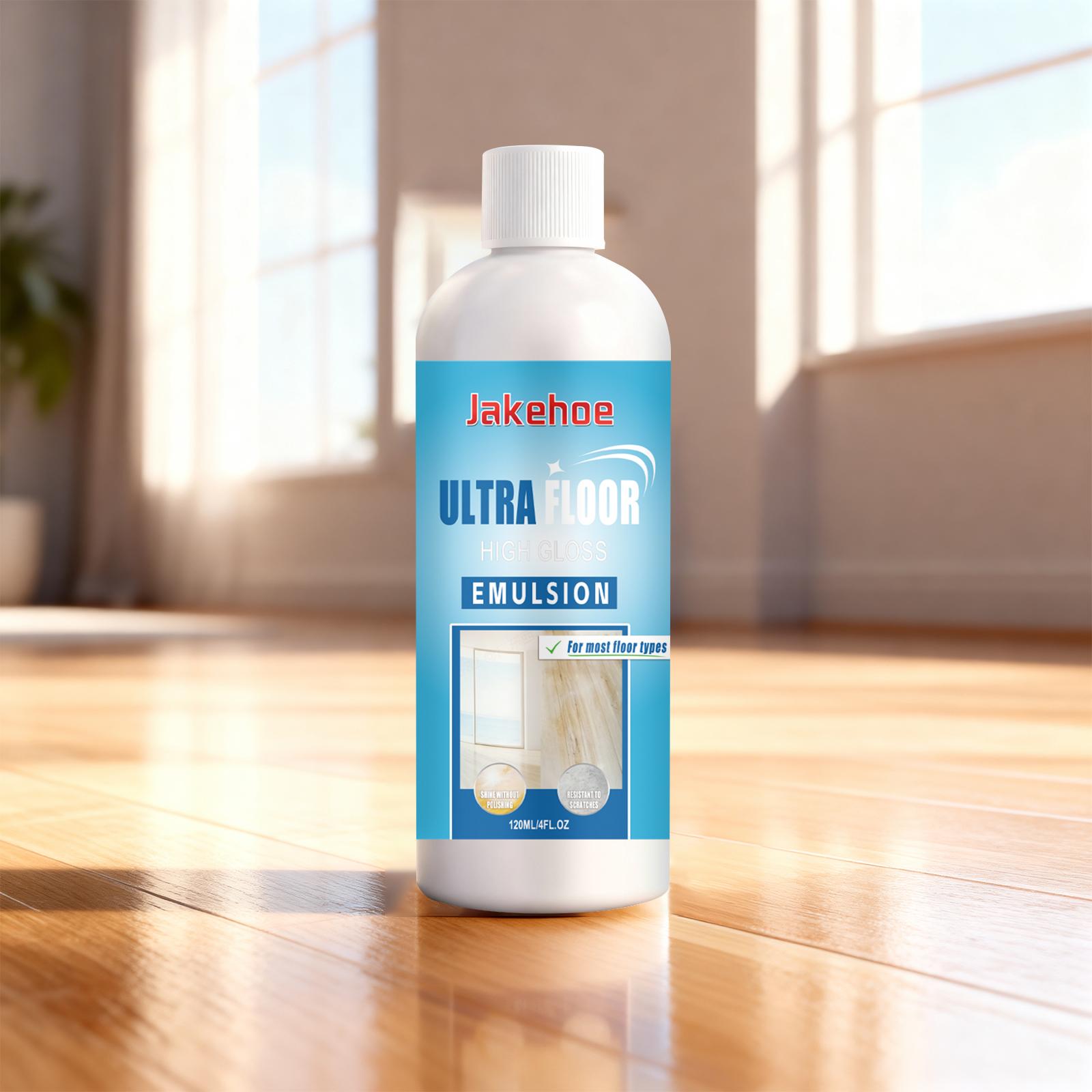 

Floor Polish & Restorer - Liquid Wax for Indoor Surfaces - Repairs Scuff Marks & Restores Shine - Protective Floor Care Solution 120ml
