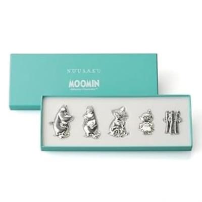 Moomin Series Chopstick Rest Moomin and Friends 5 Types Tin [Nousaku] - 100%