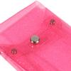 Glitter Gjennomsiktig Myntpung Pvc Fotokortholder Lommebok For Jenter Klar Mini Låsbar Vekselpose Nøkkelring