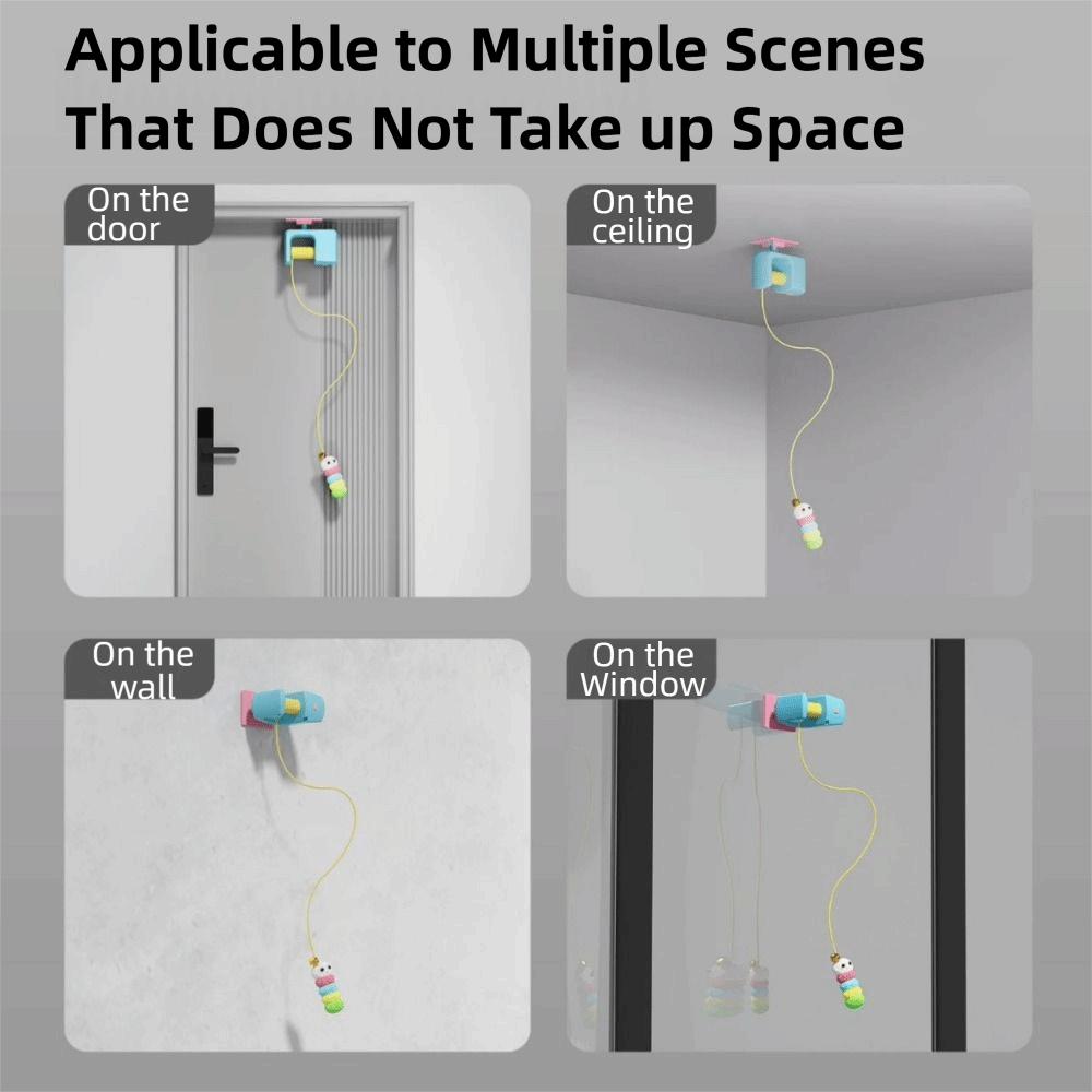 Automatic Lifting Elastic Rope Pet Toy Elastic Rope Self-Entertainment Toy  Cat Teasing Artifact