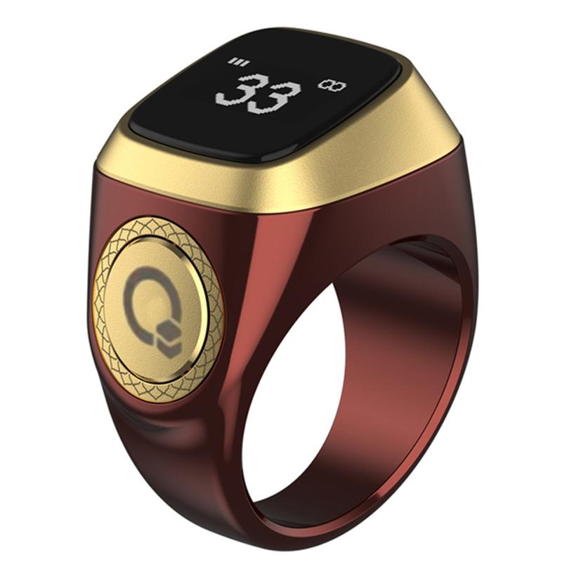 

Bluetooth-compatible 5.1 Smart Counter 5 Prayer Time 20mm/18mm Tally Counter Vibration Alarm 0.49 Inch OLED Display Muslim Gifts 18mm