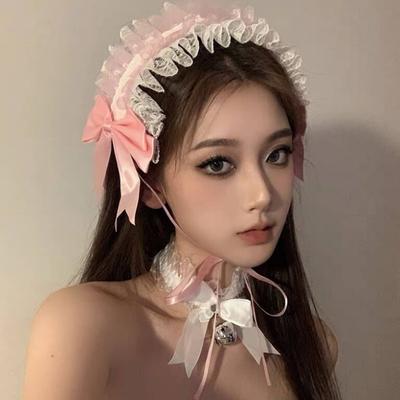 Lace Headpiece, Sweet and Versatile Hairband Accessory, Maid Style Accessory for Women