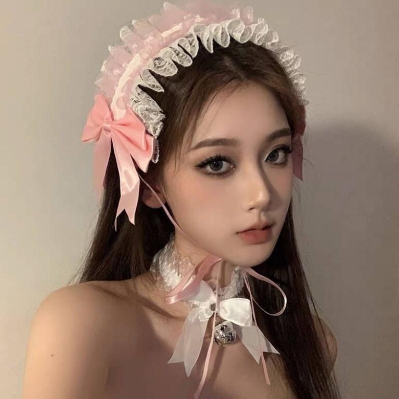 Lace Headpiece, Sweet and Versatile Hairband Accessory, Maid Style Accessory for Women