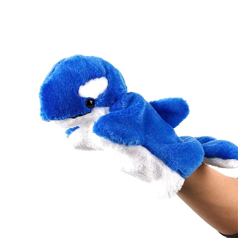 25cm Animal Hand Puppet Plush Toys Baby Educational Hand Finger Puppets Animal Stuffed Doll Toy Telling Story Kids Children Gift