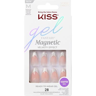 Gel Fantasy Magnetic Nail Tips North Coast 28 Pieces