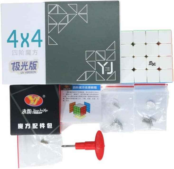 Kancharo Eijun MGC Serie [Authentisch] Magnetischer Wettkampfwürfel mit Beutel (Aufkleberlos, 4x4 UV)