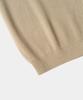 Excontainer Essential Collar Half Knit Cardigan (Beige)