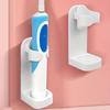 Wall-Mounted Storage Rack For Electric Toothbrushes, Adhesive Type, No Drilling Required, Toothbrush Head Holder