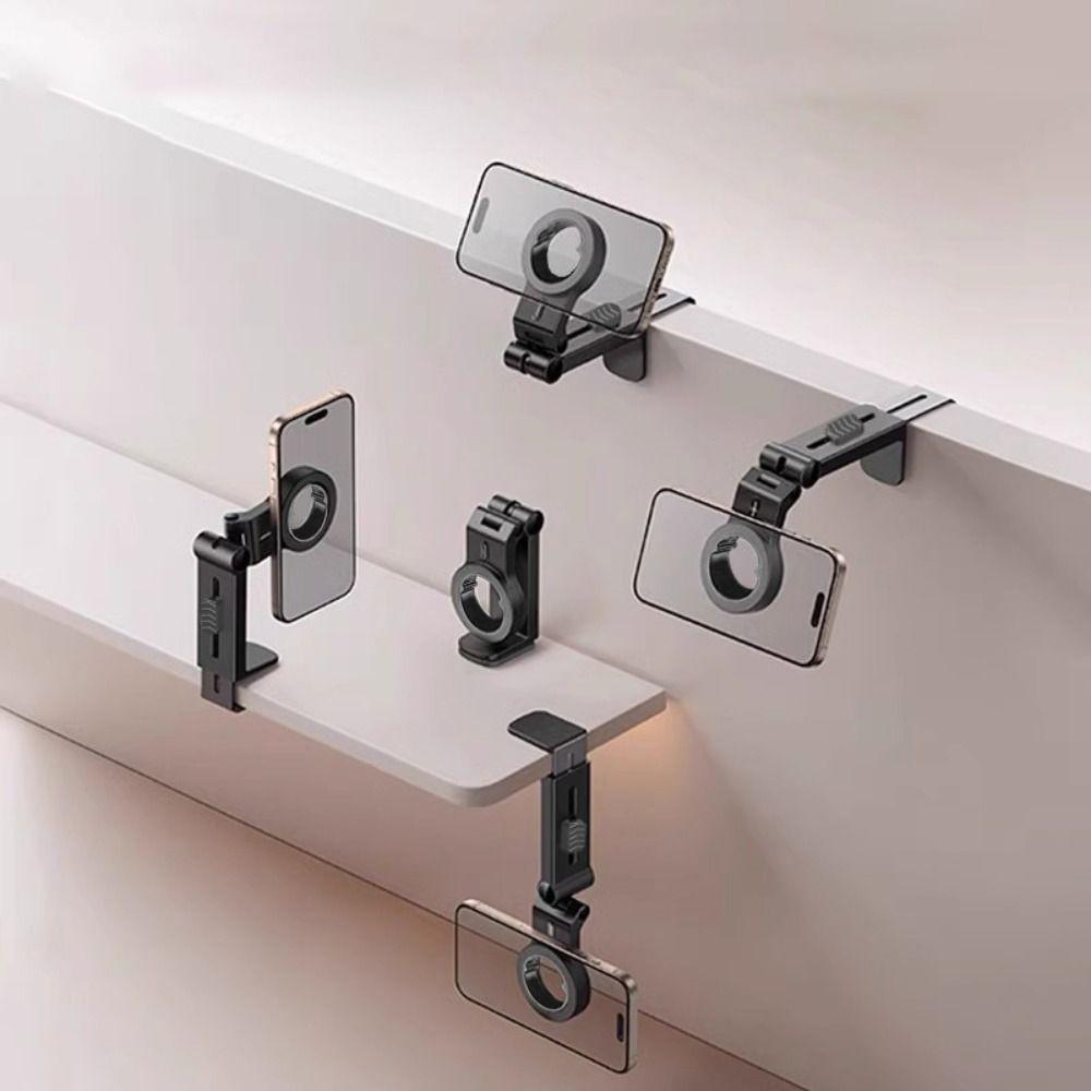 Foldable Magnetic Airplane Phone Holder for Magsafe Portable Phone Mount Hands-Free Adjustable Mobile Phone Stand